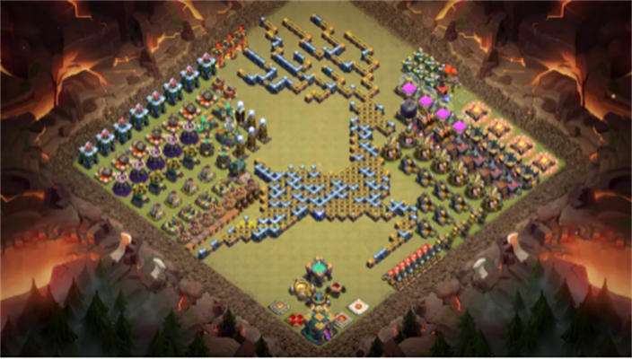 《部落冲突》2023最新14本阵型8个艺术阵链接复制分享3