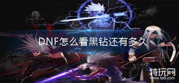 DNF怎么看黑钻还有多久_特玩网