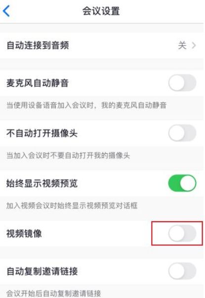 Zoom如何打开视频镜像Zoom打开视频镜像的方法4