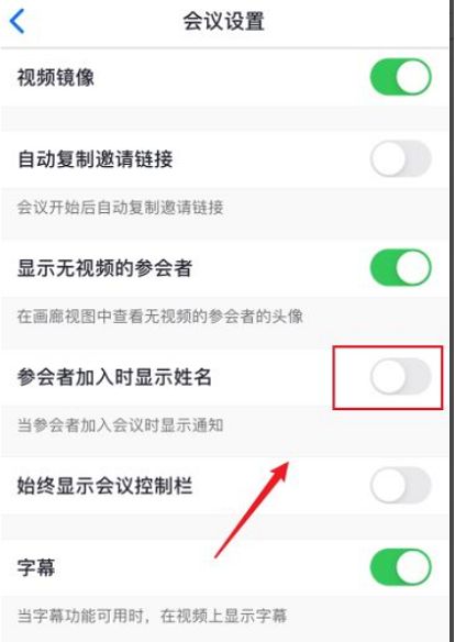 Zoom加入会议如何不显示名字Zoom加入会议不显示名字的方法5