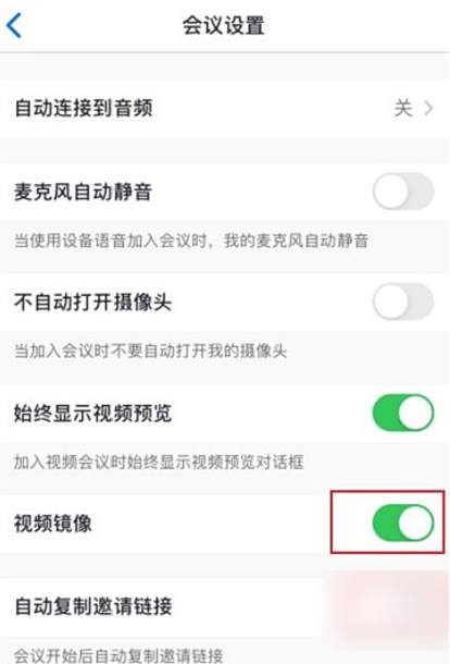 Zoom如何打开视频镜像Zoom打开视频镜像的方法5