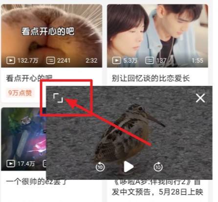 哔哩哔哩窗口模式怎么开3