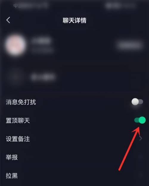 抖音设置好友聊天置顶方法4