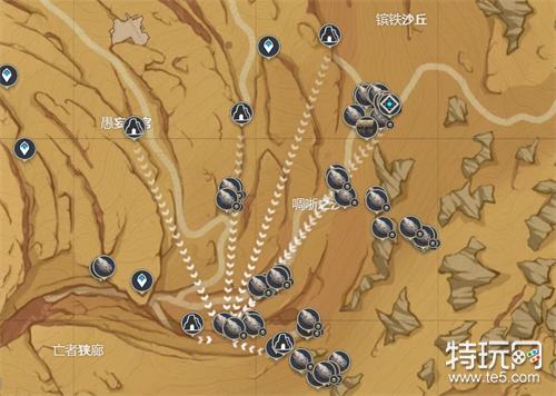 原神沙脂蛹采集路线推荐