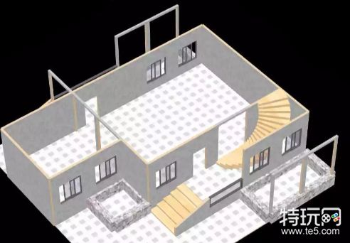 《明日之后》冷清气二层房建筑蓝图分享