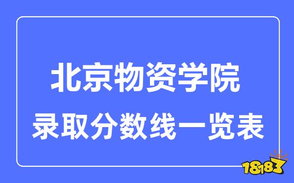 2023年北京物资学院录取分数线(2023-2024各专业最低录取分数线)_2023年北京物资学院录取分数线(2023-2024各专业最低录取分数线)_2023年北京物资学院录取分数线(2023-2024各专业最低录取分数线)