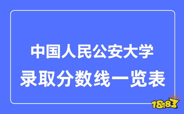 人民公安大学高考分数线_中国人民公安大学录取分数线_人民公安大学最低分数线