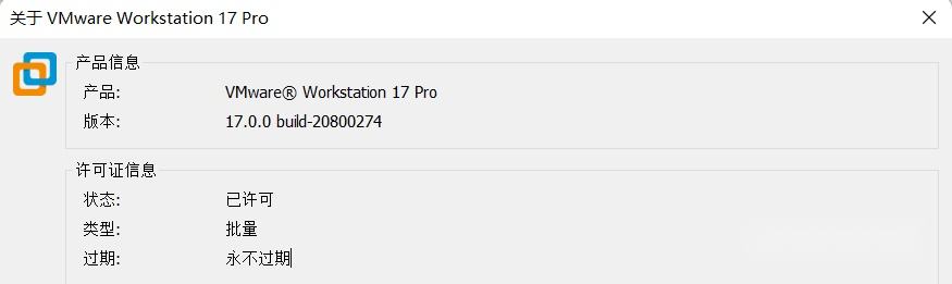 vmware workstation 17 pro密钥大全_特玩网