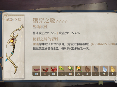 原神活动武器鹮穿之喙攻略