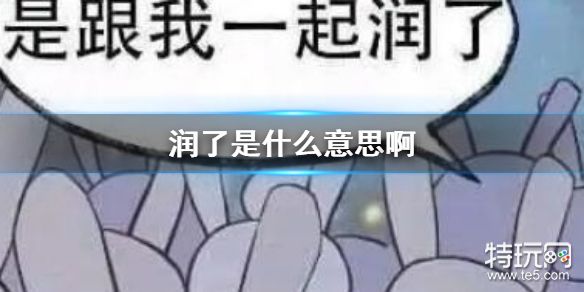 润了是什么意思啊 润了网络用语意思介绍_特玩网