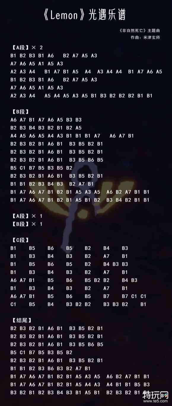 《光遇》琴谱热门歌曲最新2023_特玩网
