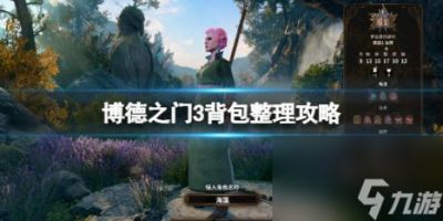 博德之门3背包整理攻略 背包物品怎么管理