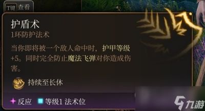 博德之门3实用一环法术推荐和效果介绍