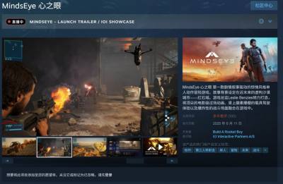 《心之眼》优化和设计简直一坨 Steam多半差评