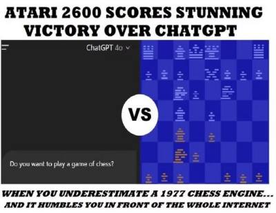 GPT在国际象棋比赛中不敌雅达利2600 老狗也有几颗新牙