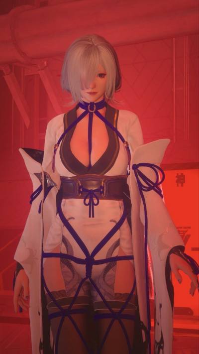 《忍者龙剑传4》Seori隼龙绫音 蓝色绳结非常棒啊!