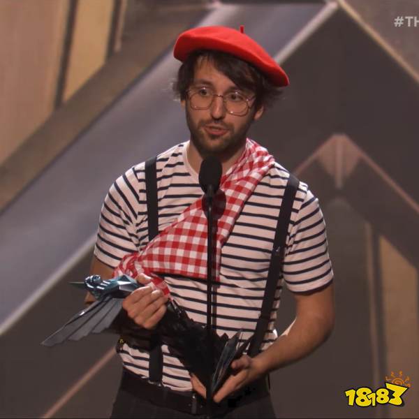 TGA领奖致辞画面