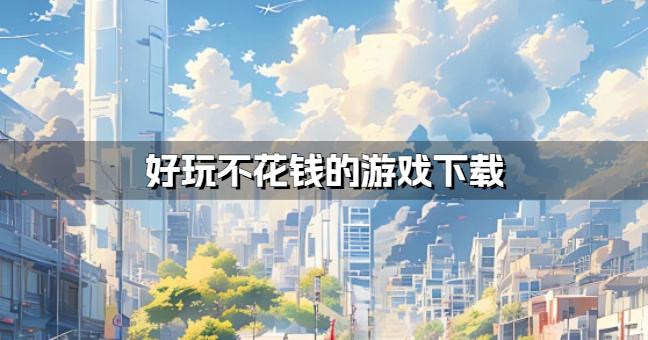 有什么不花钱的游戏？2026好玩不花钱的游戏下载排行榜